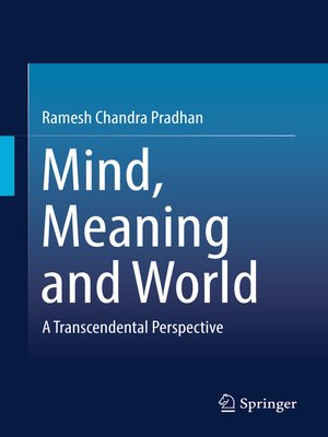 cover image of Mind, Meaning and World